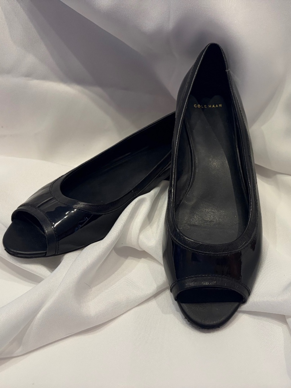 Cole Haan Patent Leather Flats - Black Sz 9.5